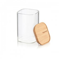 Bamboo glass storage 1,1L